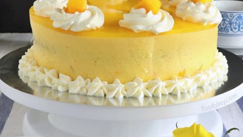 Bake The Summertime Goodness: Mango Mirror Cake Recipe