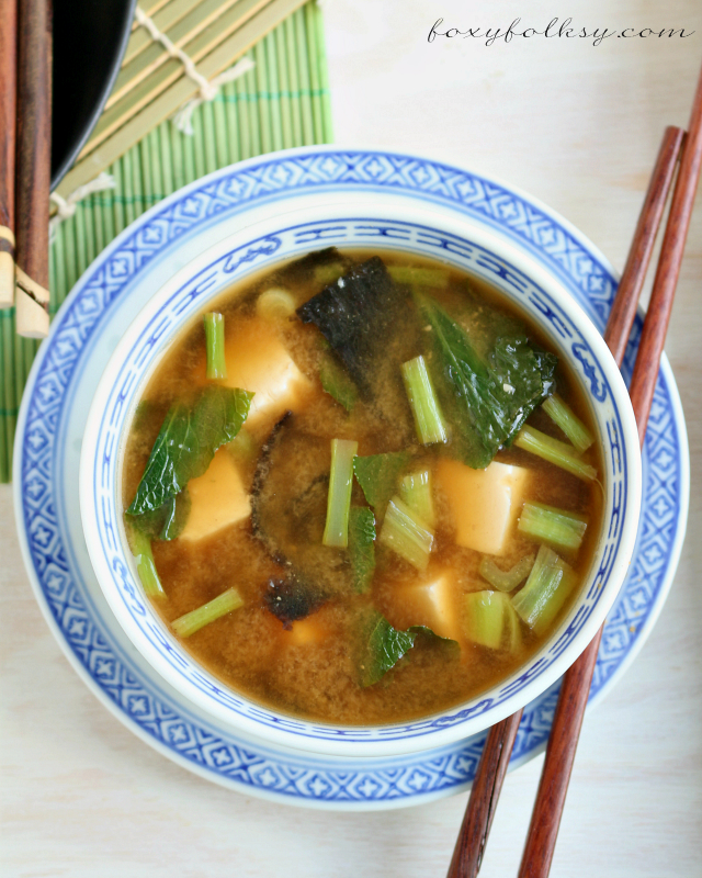 Miso Soup Recipe with tamarind - Foxy Folksy