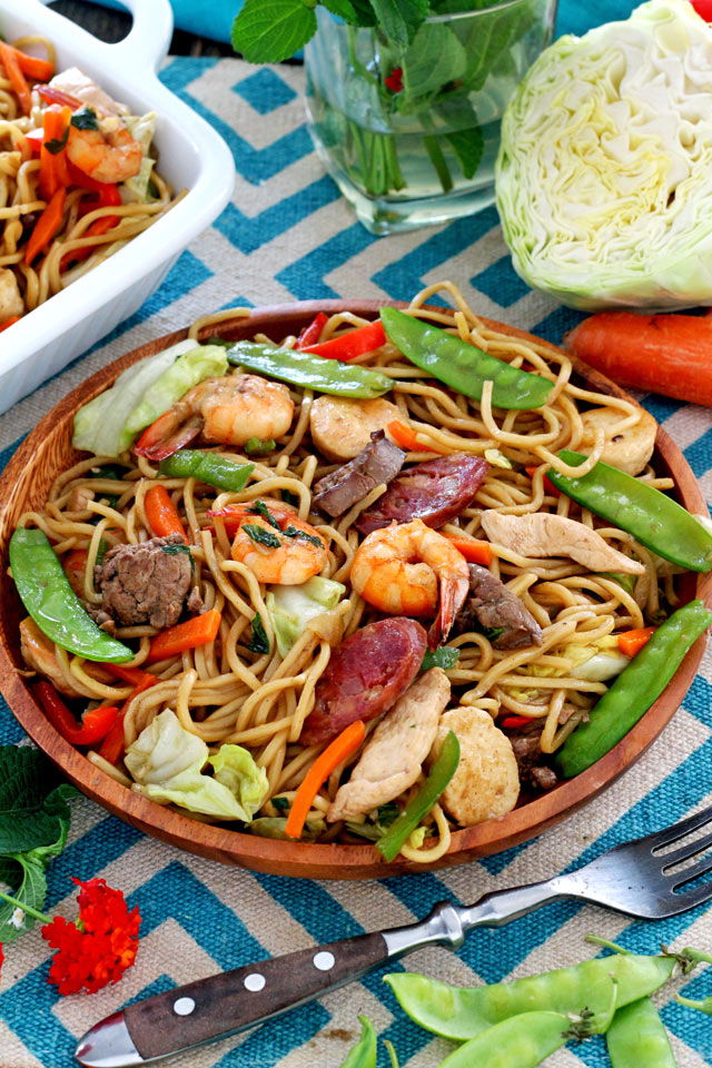 Not your ordinary Pancit Canton - Foxy Folksy Pinoy Recipes