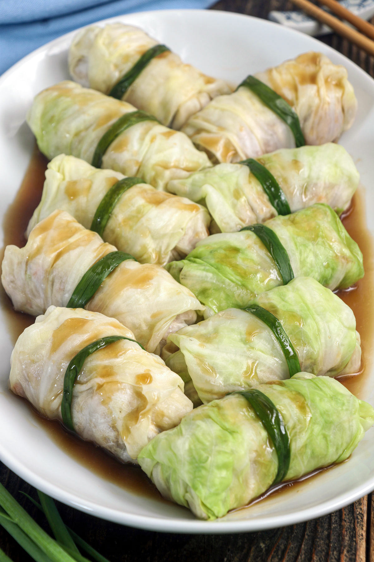 Asian Stuffed Cabbage Rolls Recipe | Deporecipe.co